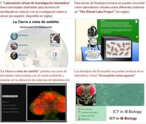 recursosTICbiología Laboratorios Virtuales