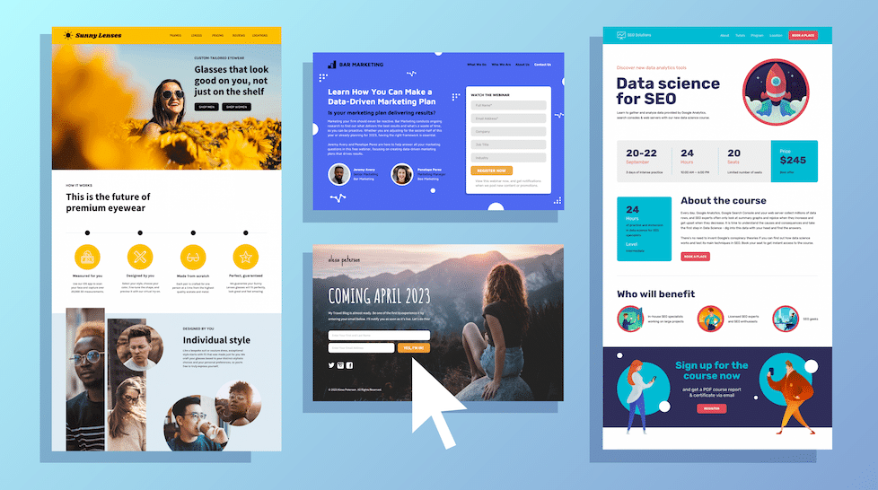 cursos Landing pages