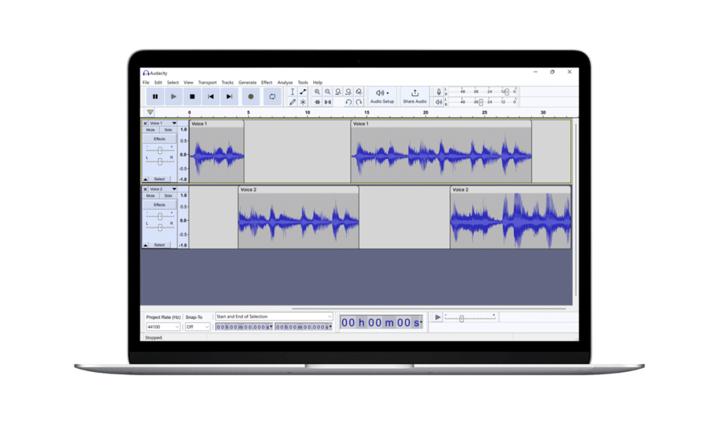 cursos de Audacity