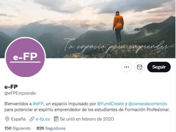 eFP Formación Profesional twitter