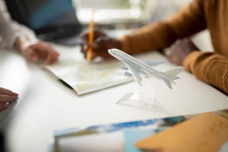 estudiante piloto de avión.