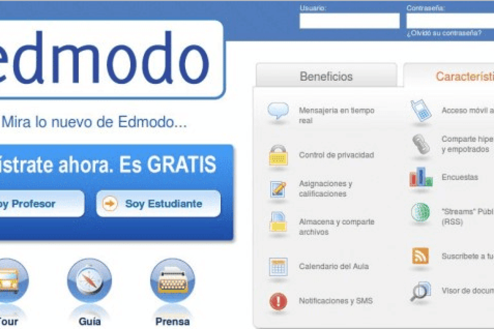 Edmodo, como aula virtual, red social y blog Edmodo, como aula virtual, red social y blog