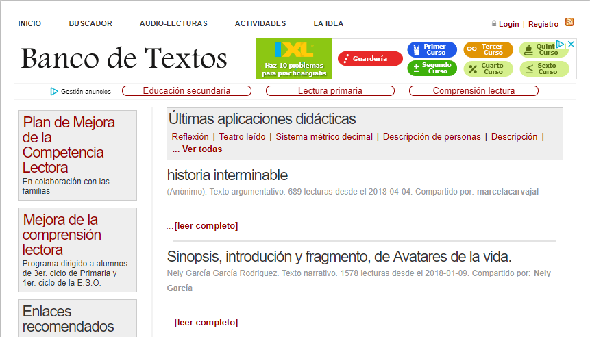 Banco De Textos