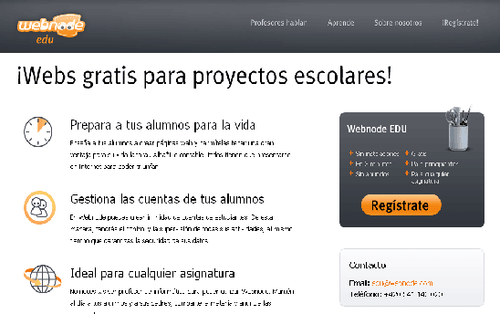 Webno Edu, Una Plataforma Gratuita Para Crear Webs Dirigida A La Comunidad Educativa