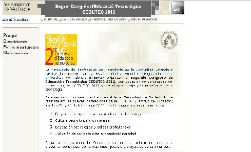 Ii Congreso De Educación Tecnológica, Cedutec, En Valencia 1