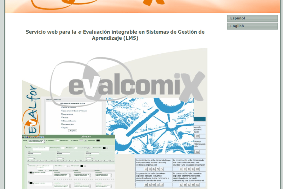 EvalCOMIX, un servicio web para la evaluación orientada al aprendizaje EvalCOMIX