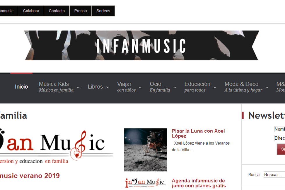 Infanmusic, un portal con música y diversión para las familias Infanmusic