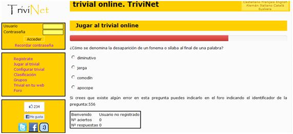 Trivinet.com, Para Crear Un Trivial Colaborativo