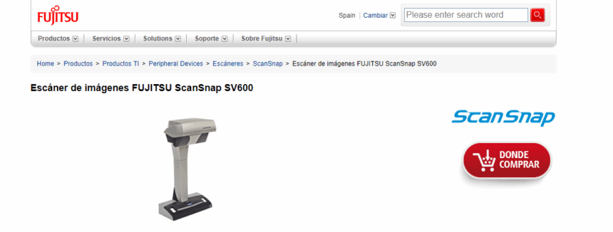 FUJITSU ScanSnap SV600