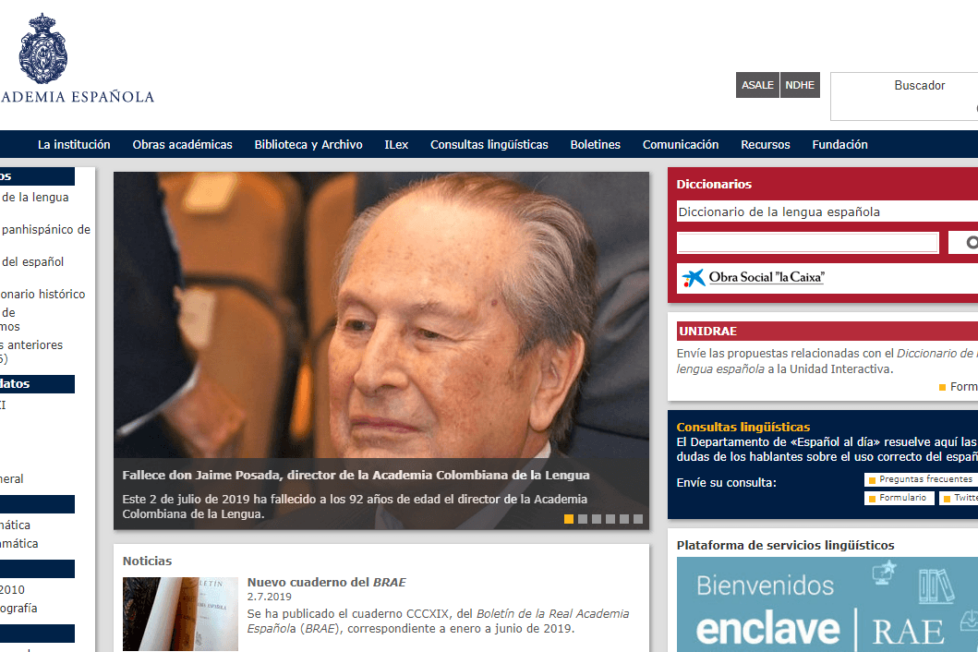 Nueva Web Real Academia Española