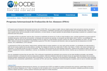 evaluación pisa