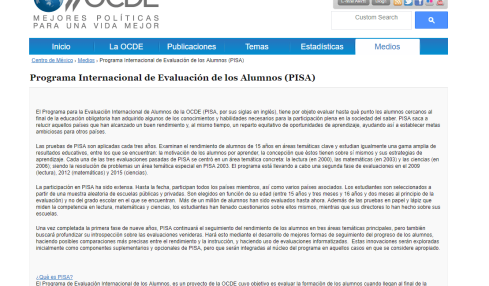evaluación pisa