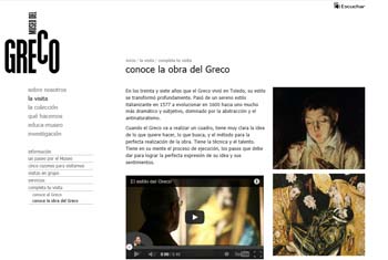 Página Web Museo El Greco