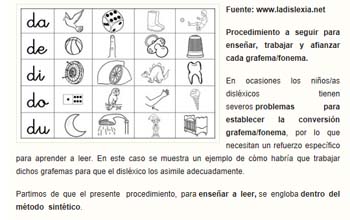 Lectura y escritura para niños disléxicos