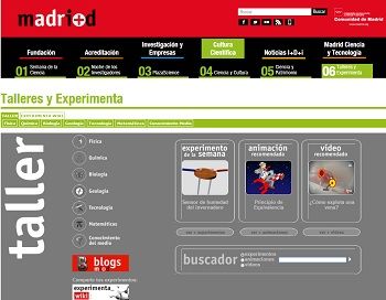madri+d experimentos de física y química