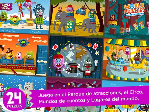Mundo De Puzles, Para Fomentar La Memoria Y La Creatividad Desde El Ipad