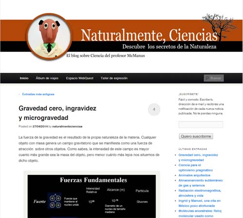 Naturalmente, Ciencias: El Blog Del Profesor Mcmanus
