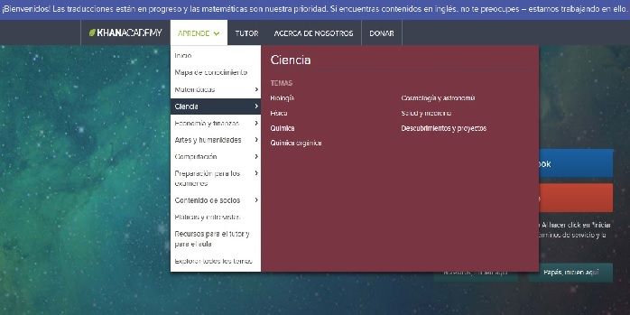 Khan Academy - formación online
