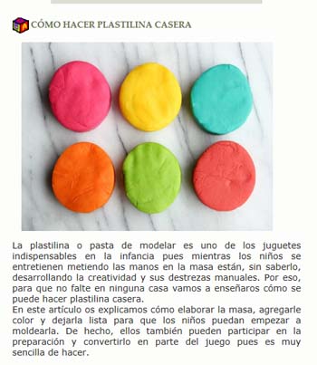 9 recetas de plastilina casera - Pequeocio