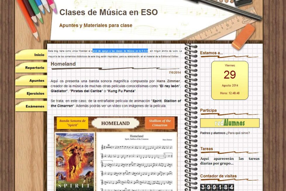 Un Blog De Música Para El Primer Ciclo De Eso