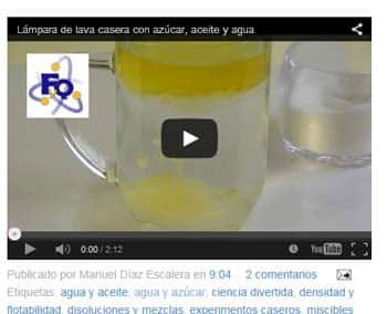 Fq: experimentos caseros de Física y Química