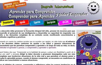 'Aprender Para Comprender, Comprender Para Aprender Y Poder Emprender’, Un Congreso Para Docentes De Infantil Y Primer Ciclo De Primaria 1