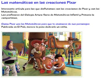 Matemáticas Educación Infantil y Primaria, del colegio Arturo Soria