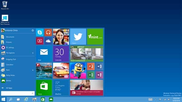 Así Será Windows 10 1