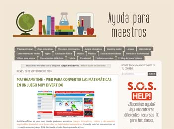 Ayuda Para Maestros, Un Blog Con Recursos Para Diferentes Asignaturas