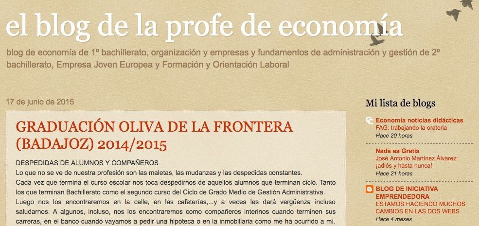 El blog de la profe de economía: