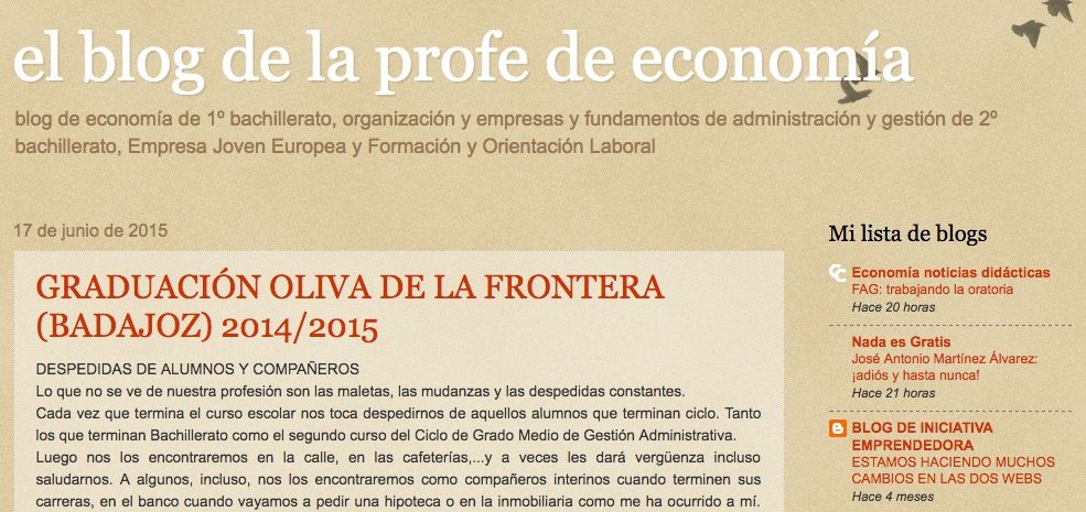 El Blog De La Profe De Economía: