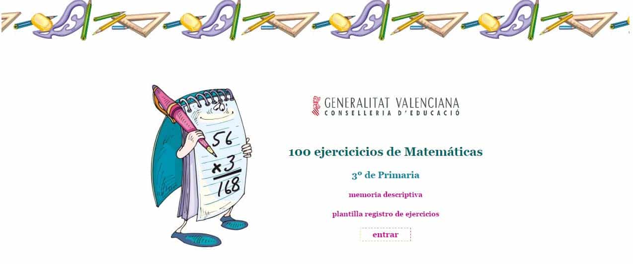 Cien ejercicios de Matemáticas