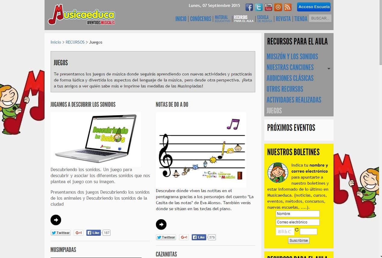 Blogs de música MUSICAEDUCA