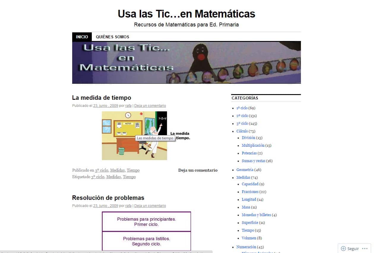 Usa las Tic… en Matemáticas 