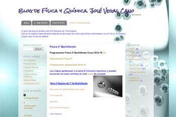 Blog De Física Y Química. José Vegas Cano
