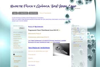 Blog de Física y Química. José Vegas Cano