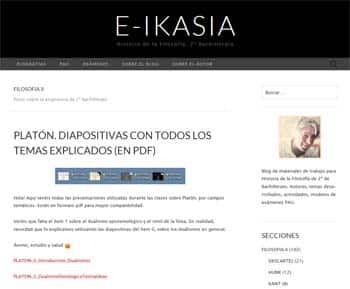 Blog E-Ikasia: Blogs De Filosofía 