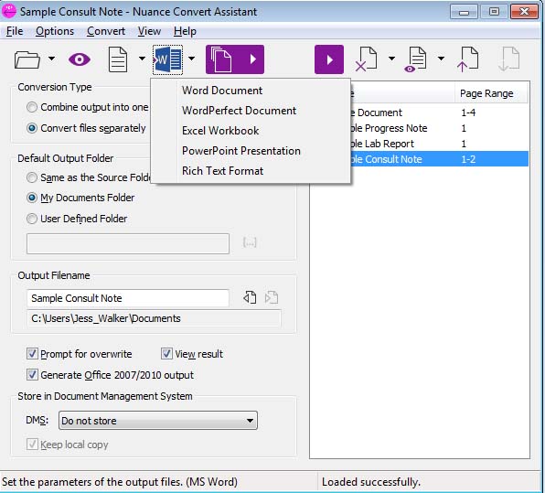 Converter File Types