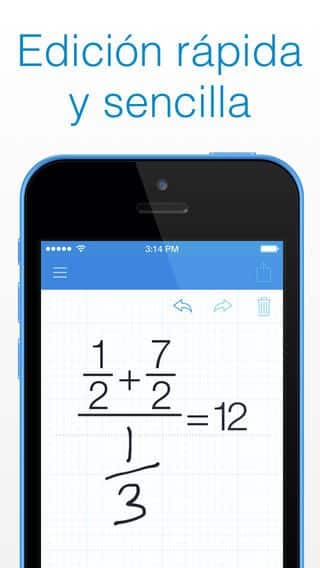 MyScript Calculator apps educativas