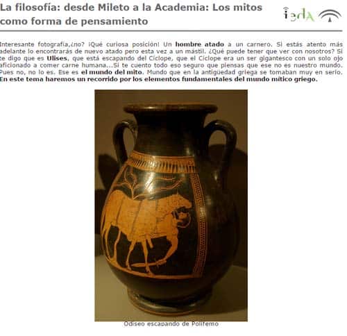 Web de la Junta de Andalucía 