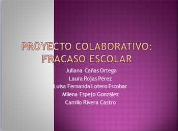 Proyecto colaborativo: Fracaso escolar