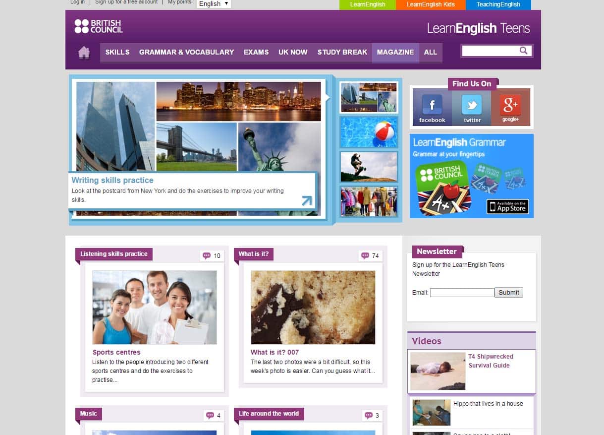 Learn English Teens Webs Para Aprender Inglés