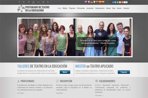 Postgrado de Teatro en la Educación