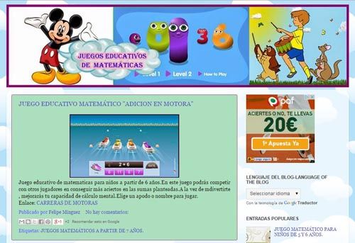 Juegos Educativos De Matemáticas