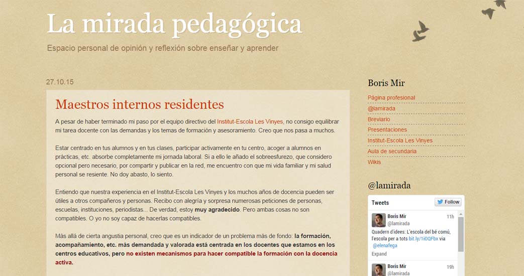 La Miradda Pedagogica