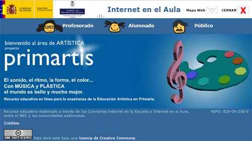 EDUCACIÓN ARTÍSTICA, Primartis