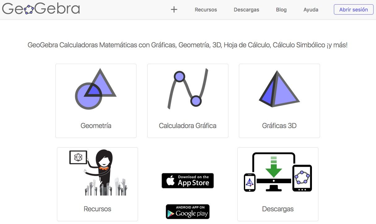 Geogebra recursos de geometría