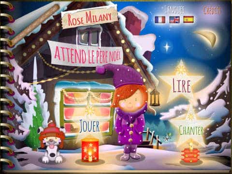 Rose Milani Waits for Santa Claus