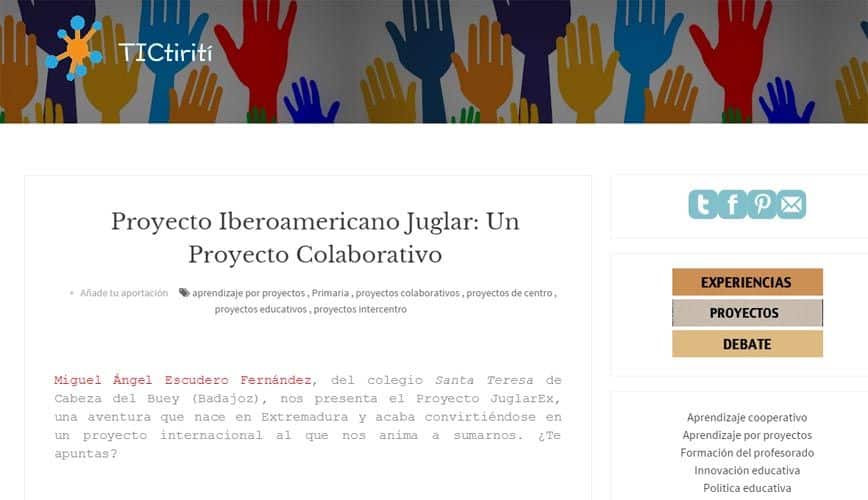juglar prácticas educativas tic