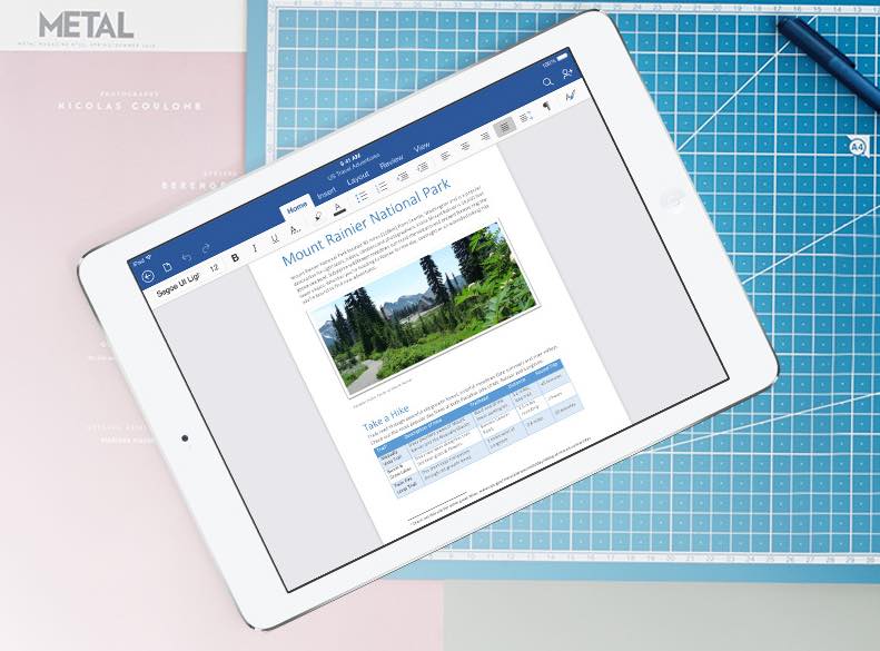Microsoft Word app